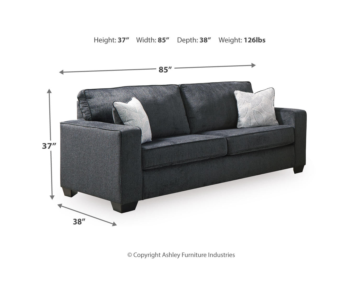 Altari Sofa, Loveseat and Chair