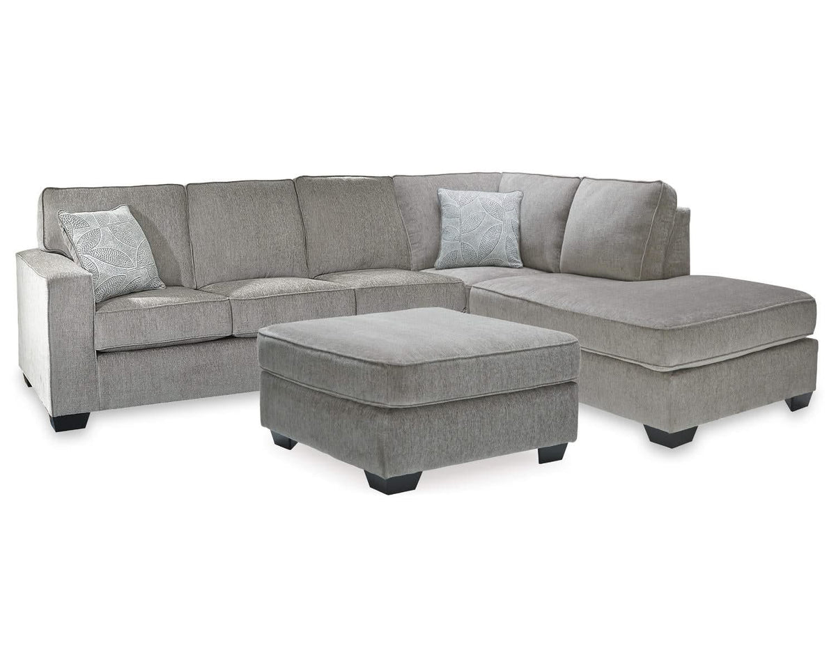 Altari 2-Piece Sleeper Sectional and Ottoman