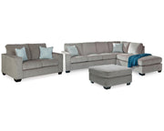 Altari 2-Piece Sleeper Sectional, Loveseat and Ottoman