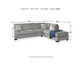 Altari 2-Piece Sleeper Sectional, Loveseat and Ottoman