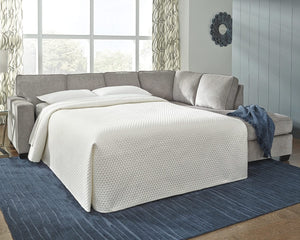 Sofá cama seccional de dos piezas Altari con chaise longue