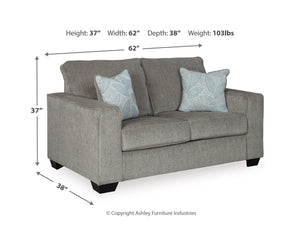 Altari 2-Piece Sleeper Sectional, Loveseat and Ottoman