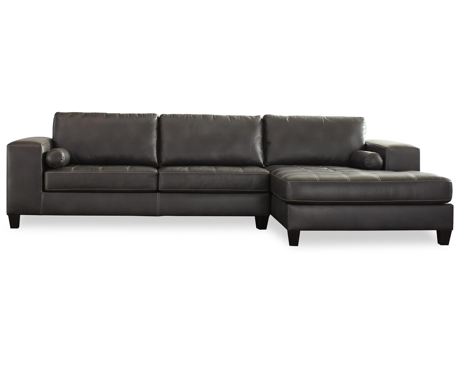Nokomis 2-Piece Sectional with Chaise and Oversized Accent Ottoman
