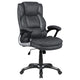 Silla de escritorio ajustable tapizada Nerris para oficina en casa, color gris