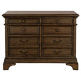Hartshill 5-drawer Home Office File Cabinet Burnished Oak