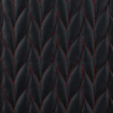 Silla de escritorio ajustable tapizada Carlos para oficina en casa, color negro