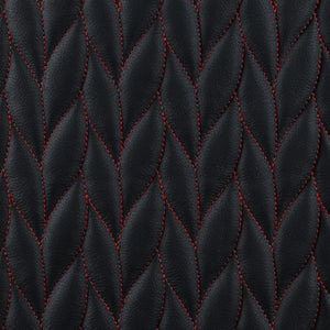 Silla de escritorio ajustable tapizada Carlos para oficina en casa, color negro