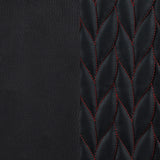 Silla de escritorio ajustable tapizada Carlos para oficina en casa, color negro