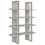Danbrook 71-inch 4-shelf Bookshelf Grey Driftwood and Cement