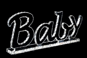 Baby Lightup Sign