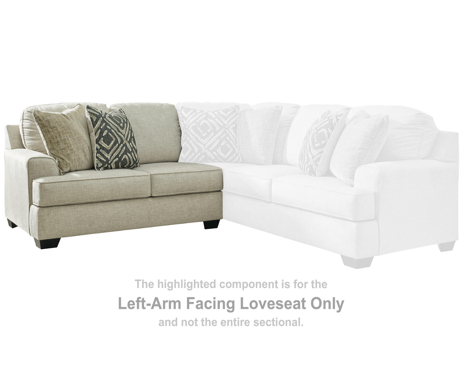 Wellhaven Left-Arm Facing Loveseat