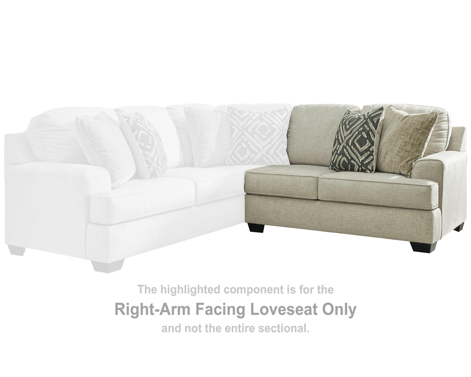 Wellhaven Right-Arm Facing Loveseat