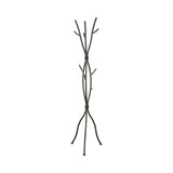 Metal Coat Rack Brushed Brown