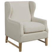 Fleur Upholstered Wingback Accent Chair Cream