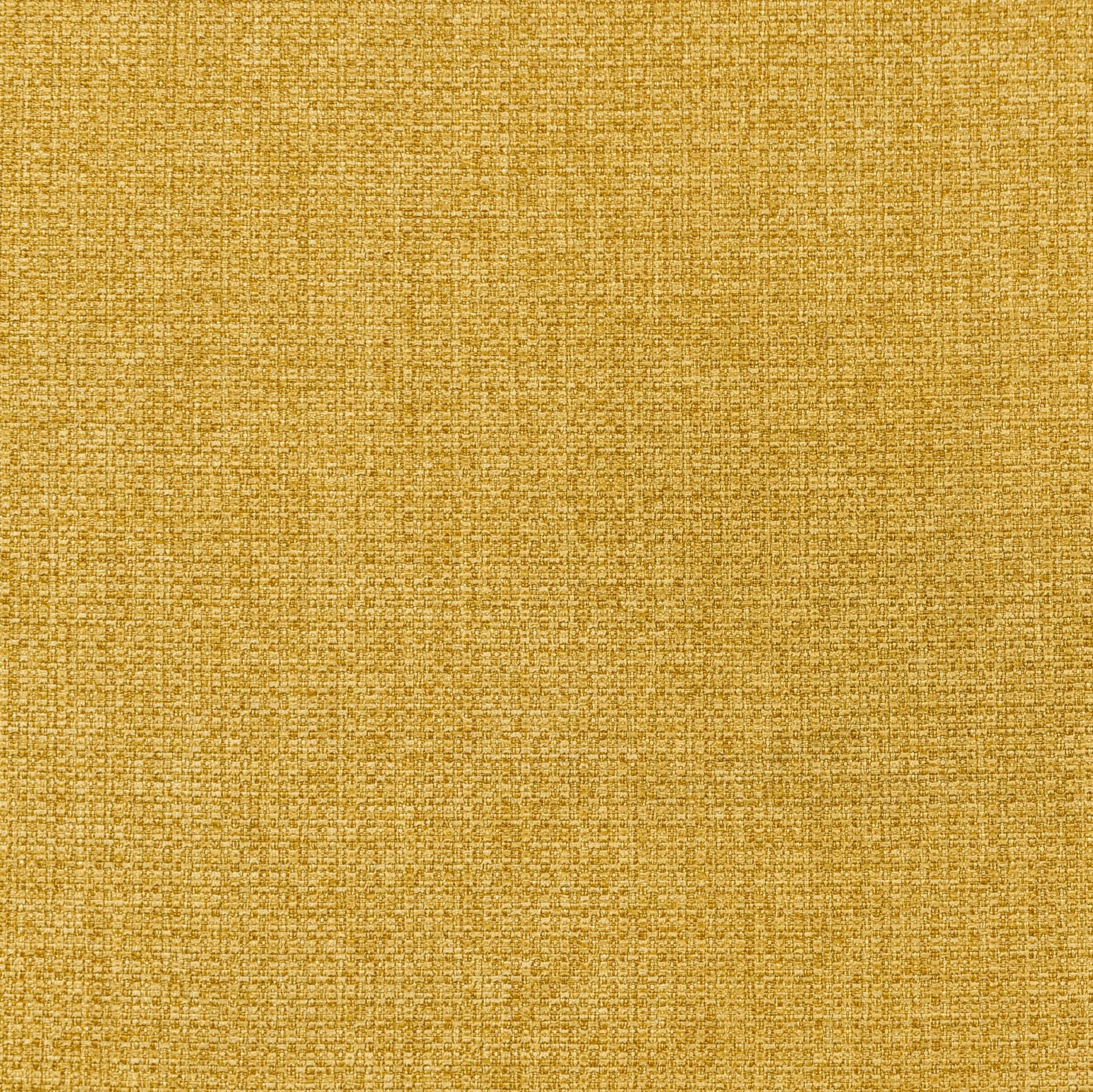 Silla giratoria con acento de barril tapizada Leon, color amarillo mostaza