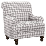 Sillón inglés tapizado Glenn, color gris