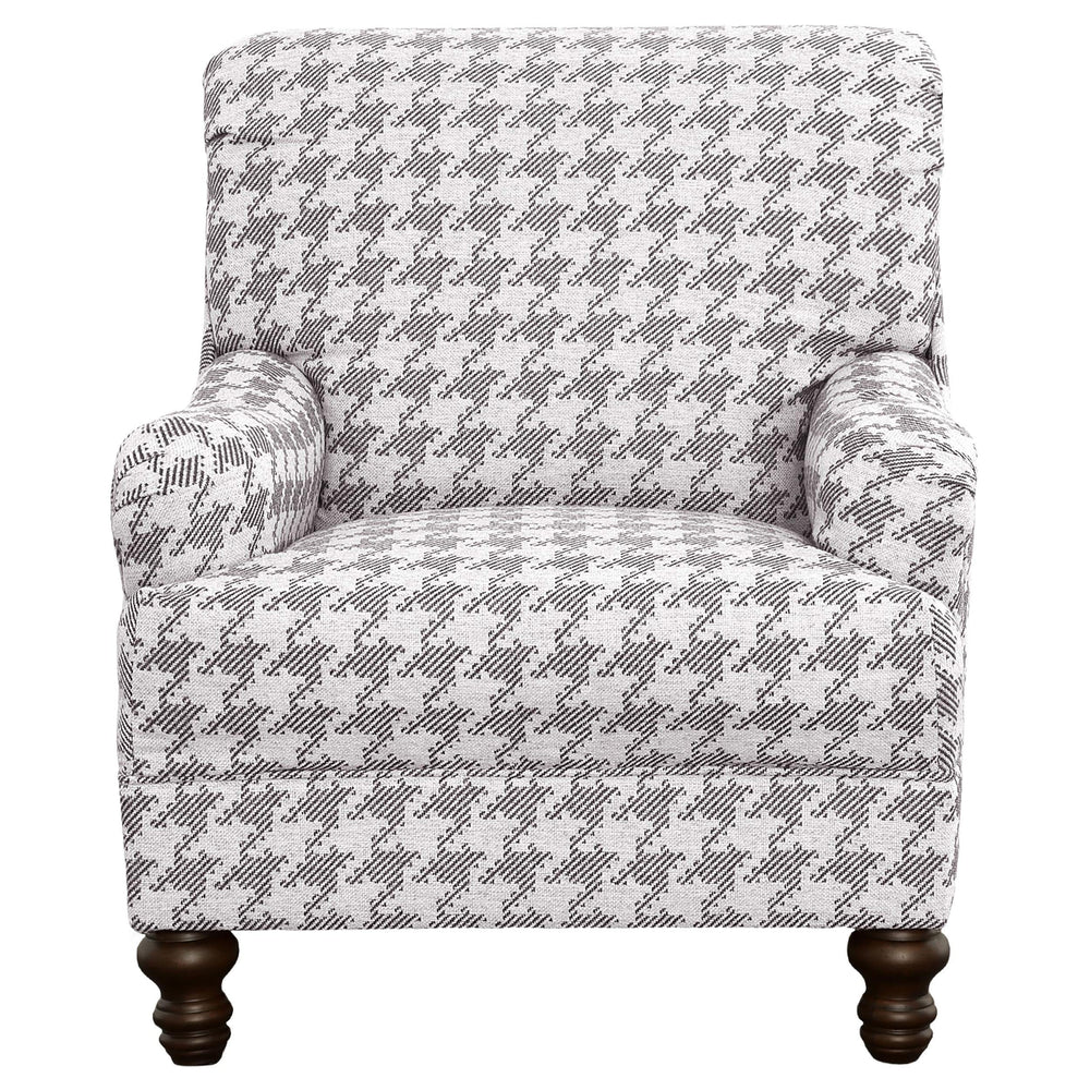 Sillón inglés tapizado Glenn, color gris