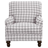 Sillón inglés tapizado Glenn, color gris