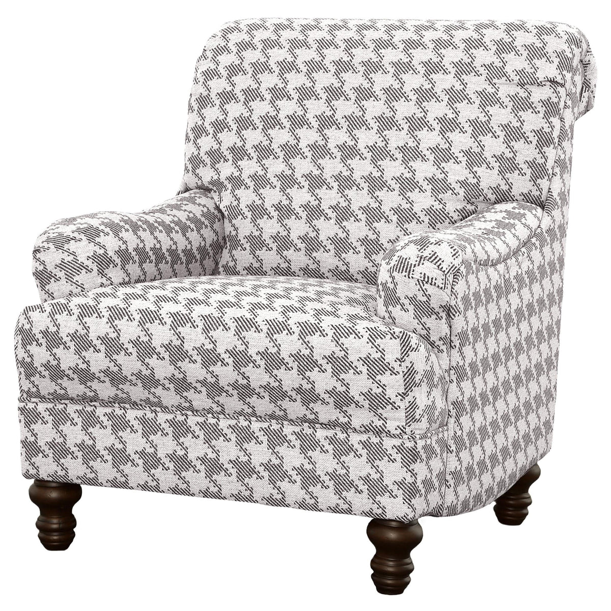 Sillón inglés tapizado Glenn, color gris