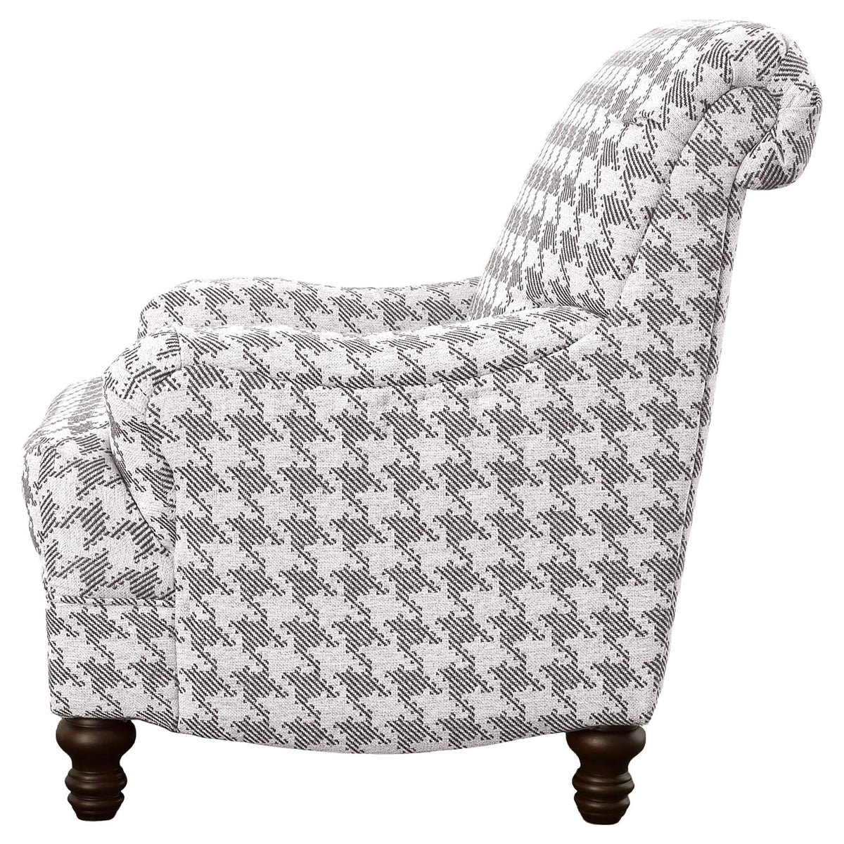 Sillón inglés tapizado Glenn, color gris