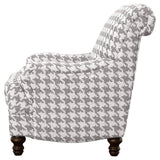 Sillón inglés tapizado Glenn, color gris