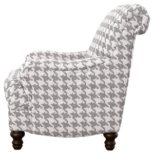 Sillón inglés tapizado Glenn, color gris