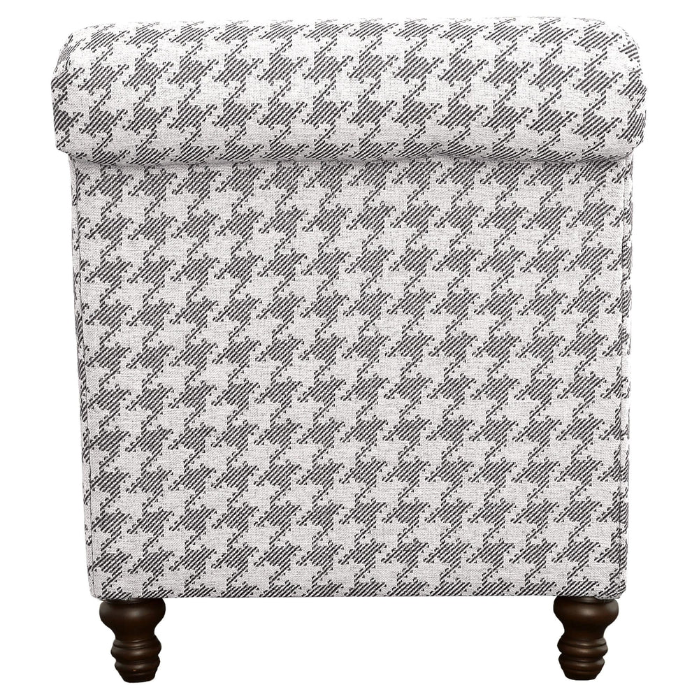 Sillón inglés tapizado Glenn, color gris