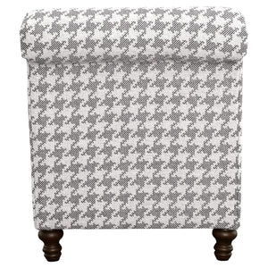 Sillón inglés tapizado Glenn, color gris