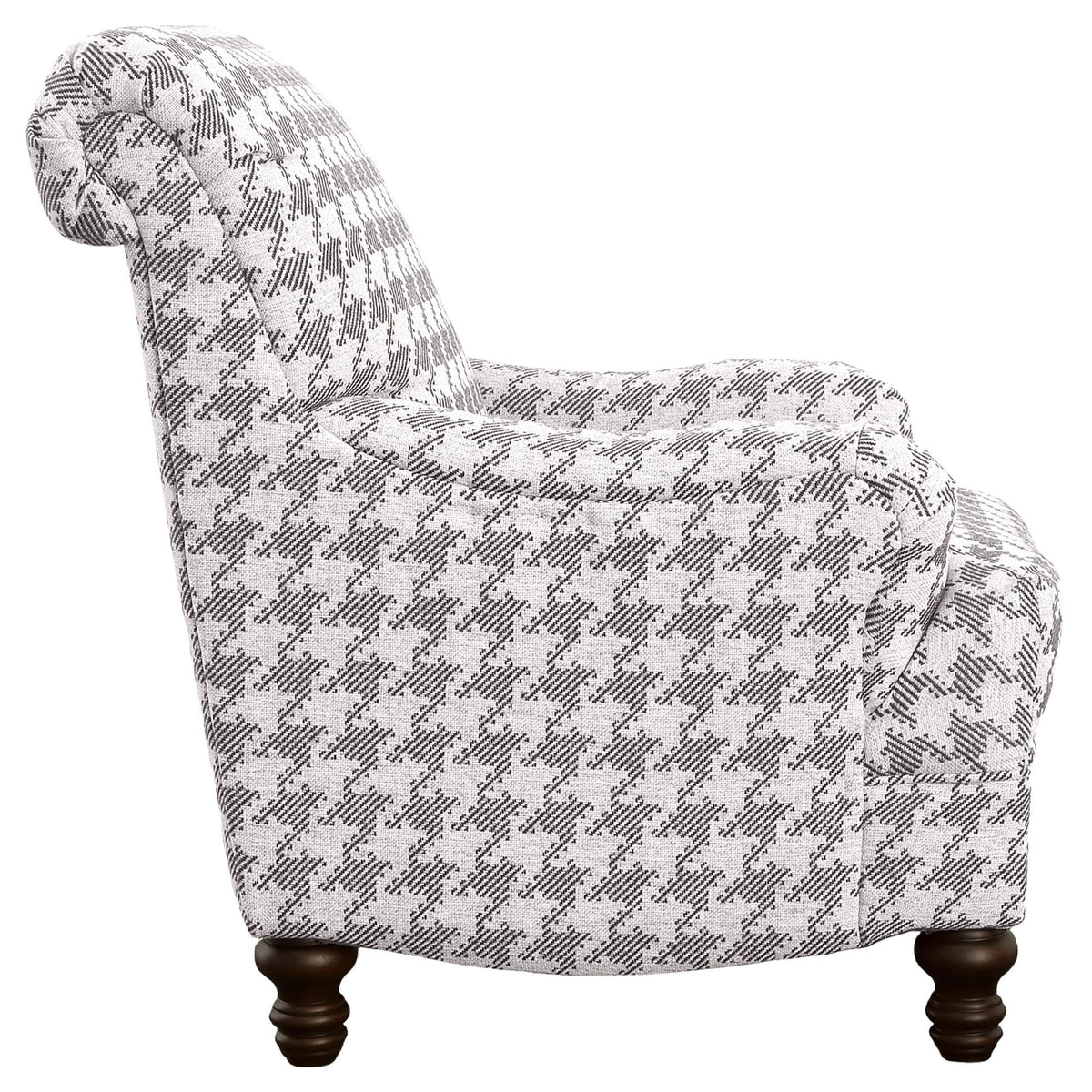 Sillón inglés tapizado Glenn, color gris