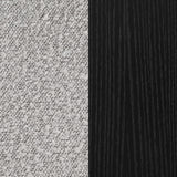 Silla auxiliar tapizada Ramona Boucle en color topo