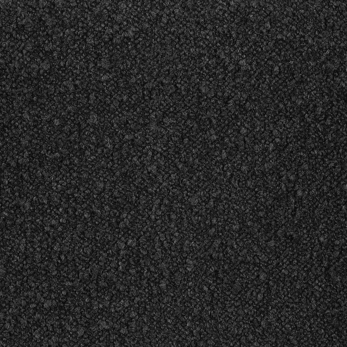Silla curva sin brazos tapizada Ronea Boucle color carbón