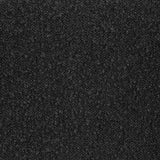 Silla curva sin brazos tapizada Ronea Boucle color carbón