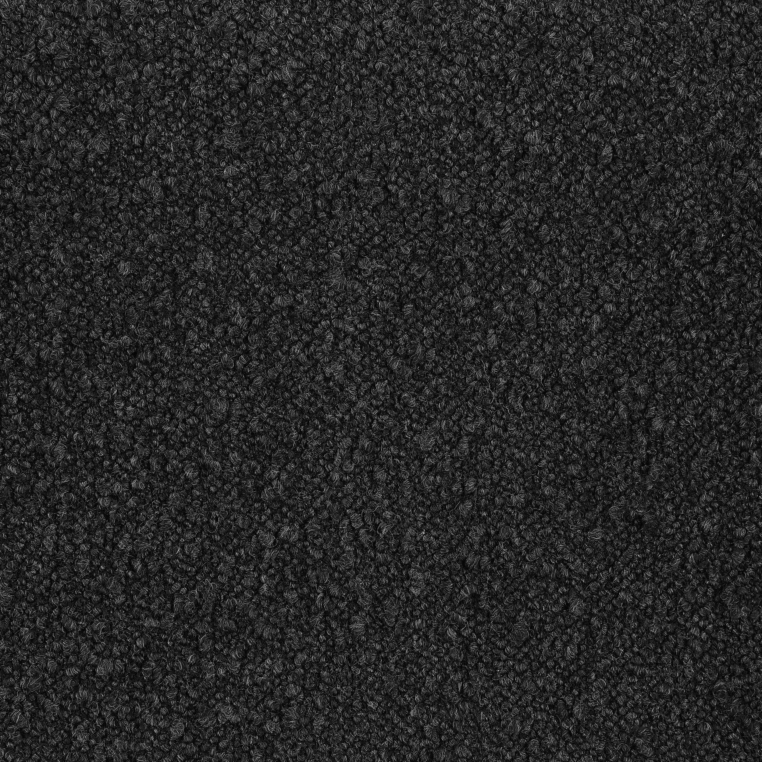 Ronea Boucle Upholstered Armless Curved Chair Charcoal