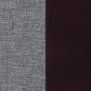 Silla decorativa Bobbin tapizada Blanchett en gris y negro