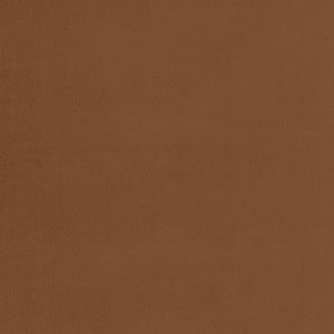 Silla decorativa tapizada sin brazos Lux color naranja quemado