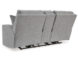 Sofá reclinable eléctrico, loveseat y sillón reclinable Biscoe