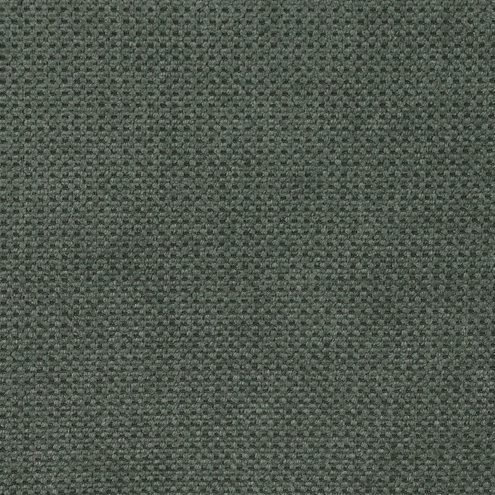 Sillón Davina tapizado con brazos acampanados, color hiedra