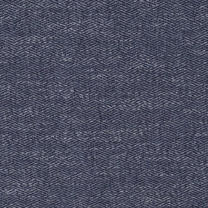 Sillón inglés tapizado Darlene, color azul marino