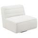Silla giratoria sin brazos tapizada Cobie Natural