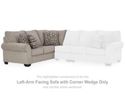 Claireah Left-Arm Facing Sofa with Corner Wedge