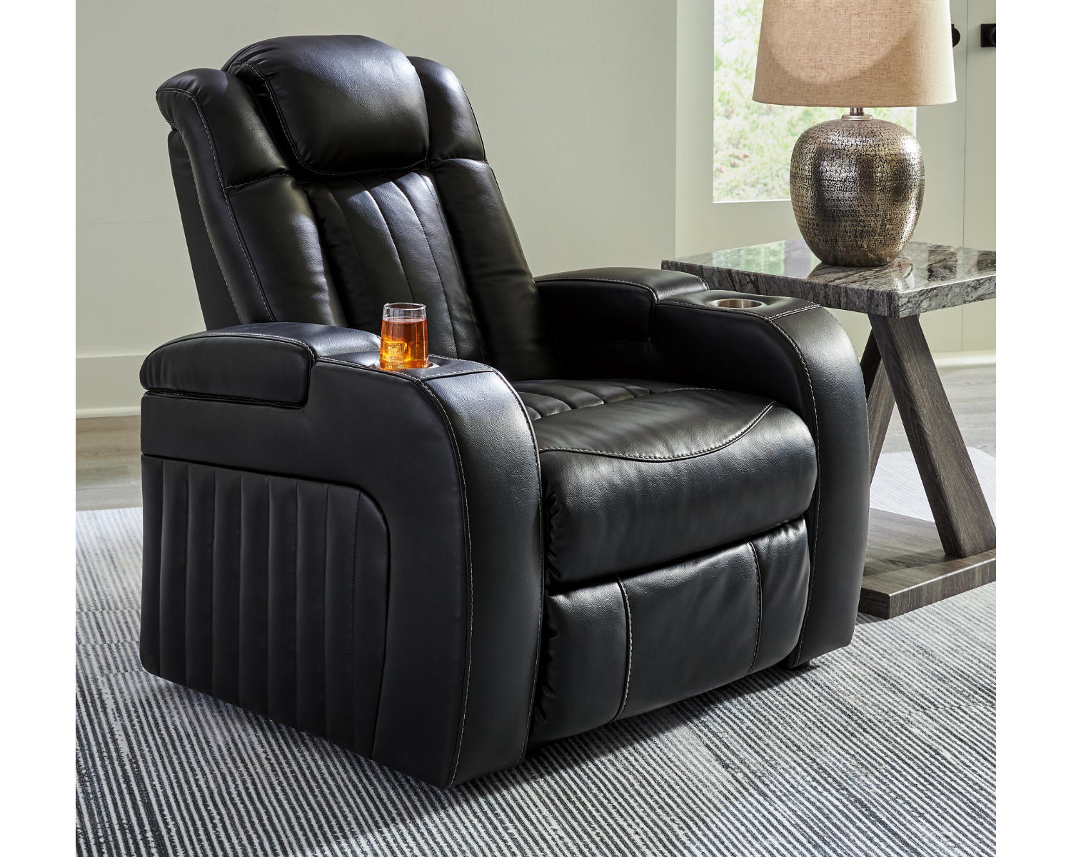 Caveman Den Power Reclining Sofa, Loveseat and Recliner