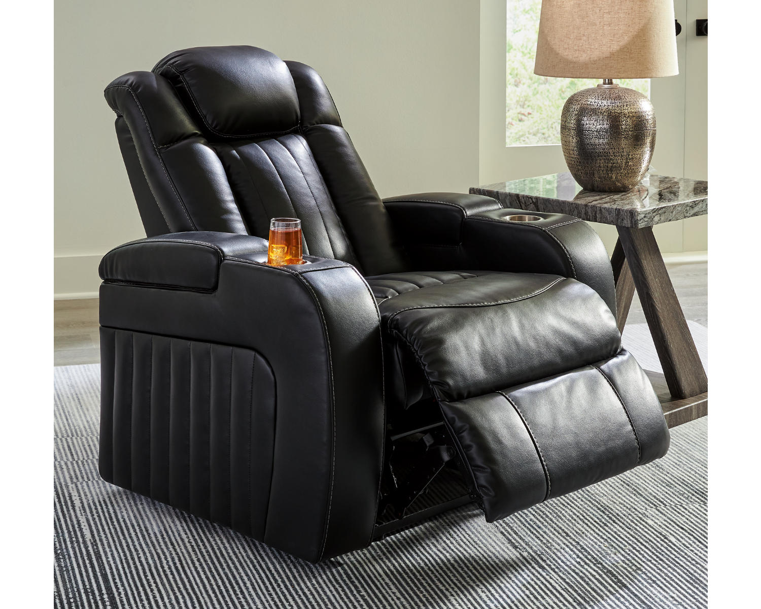 Caveman Den Power Reclining Sofa, Loveseat and Recliner