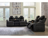 Caveman Den Power Reclining Sofa and Loveseat