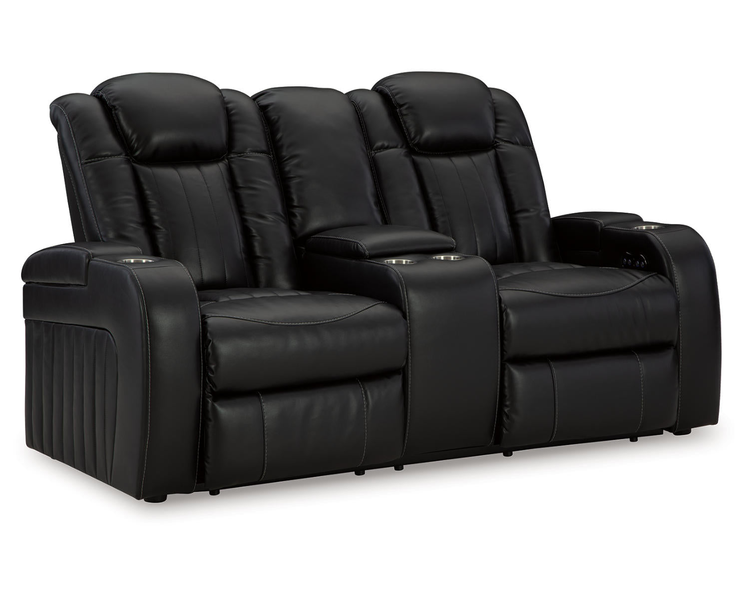 Caveman Den Power Reclining Loveseat with Console