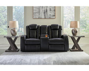 Caveman Den Power Reclining Loveseat with Console