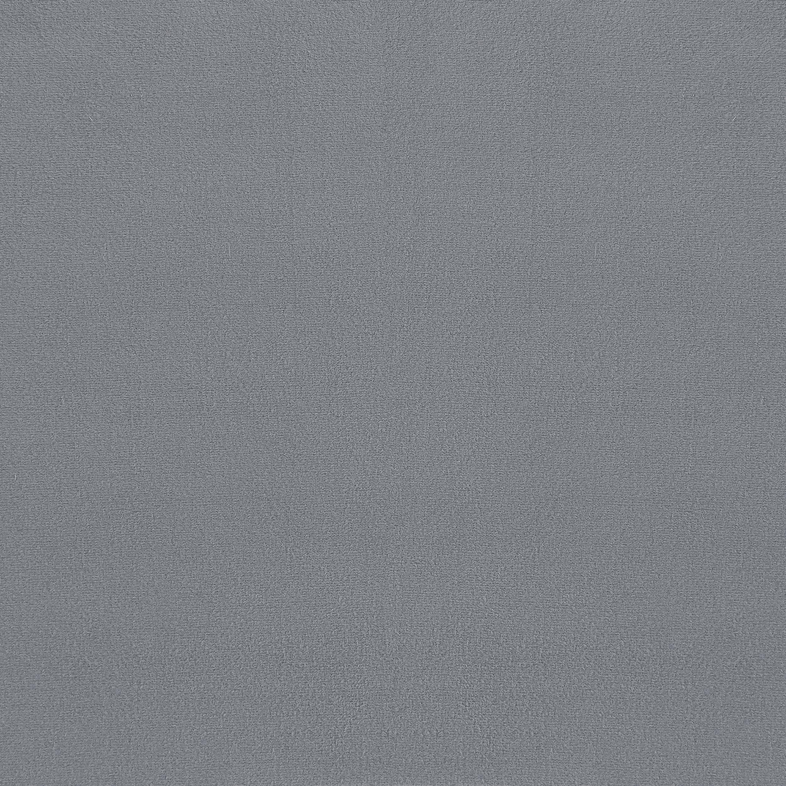 Sora Round Upholstered Ottoman Grey