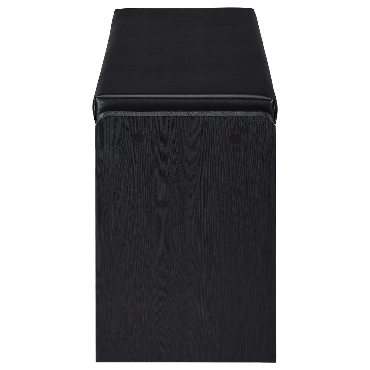 Banco de almacenamiento Arrington negro