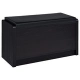Banco de almacenamiento Arrington negro