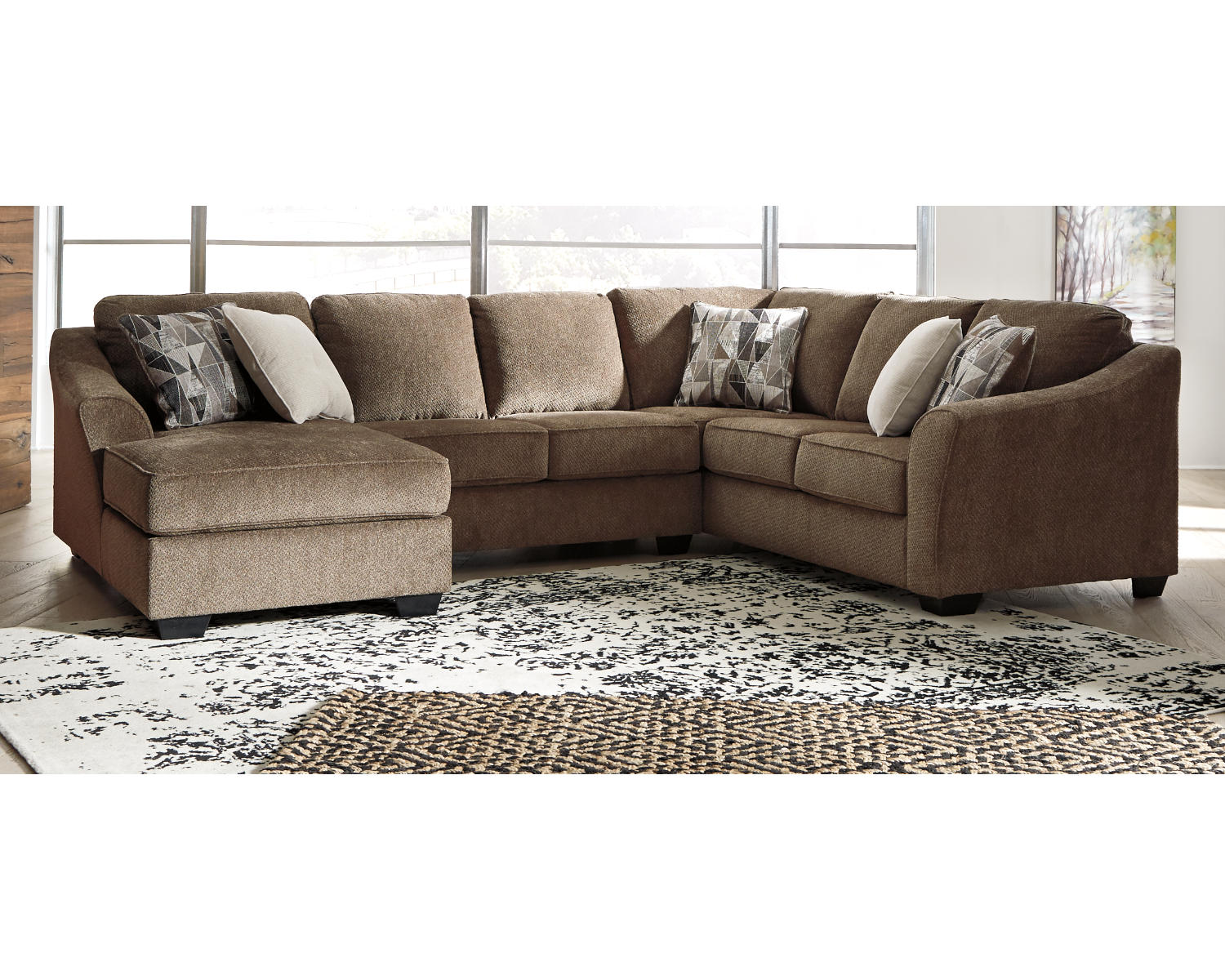 Graftin 3-Piece Sectional with Chaise