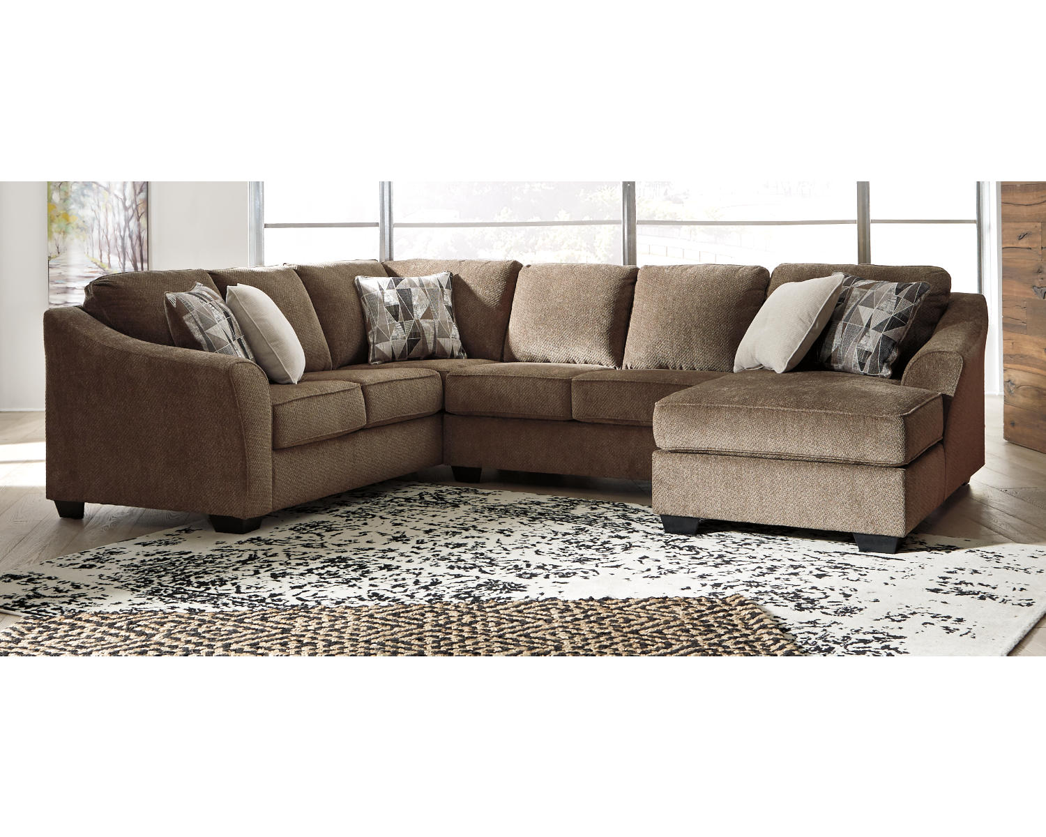 Graftin 3-Piece Sectional with Chaise